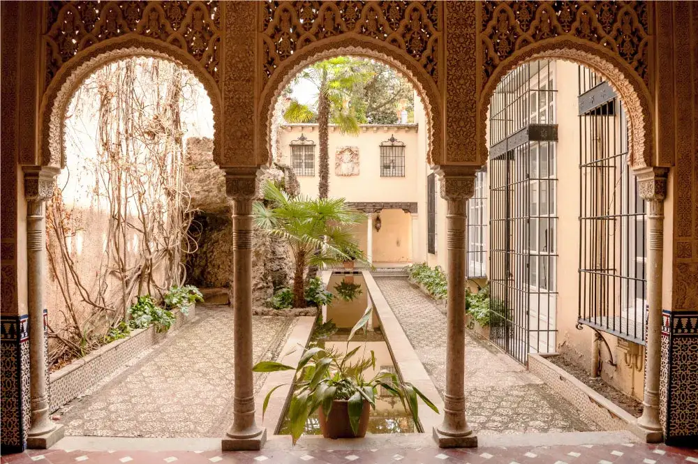 Typical Granada courtyard